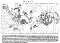 R 027W115II Фланец маслоуказателя W115II